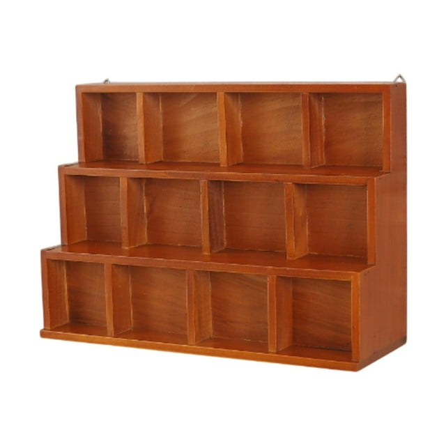 Pantallas de tetera montada en la pared estante de té aparente estante de almacenamiento multifuncional para figuras coleccionables Batomathhouse