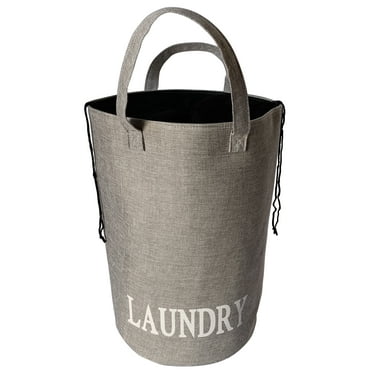 Simpli Furnished LLC Laundry Hamper with Mesh Liner, Grey