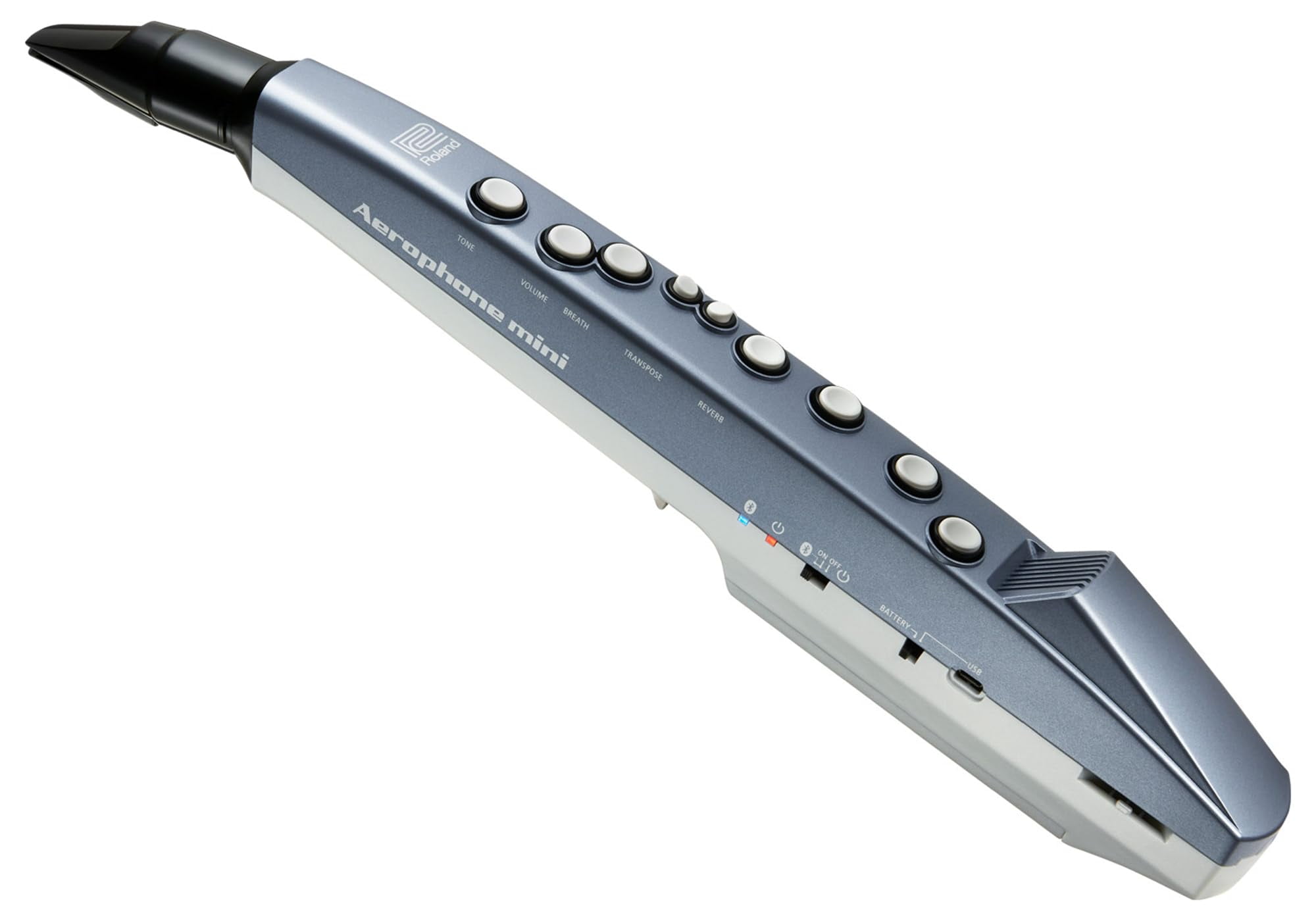 Roland AE-01 Aerophone Mini Digital Saxophone Bundle with Headphones and Austin Bazaar Polishing Cloth