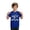 Blue, variant on Little Boys Clothes Summer Short Sleeve Top Ice Theme Printed Sports Graphic Pullover Shirts Size 6-7T