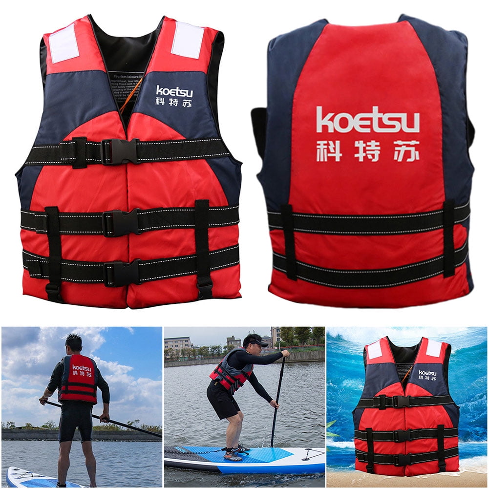 BLEEUS Portable Swim Swimming Life Vest Reflective Life Vest For Boating Fishing Water sports supplies