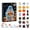 B, variant on Halloween Party Decorations Spooky Halloween Decorations Mystery Box 24 Pieces 3D Airplane Box Festive Party Accessories Collectible Art Toys