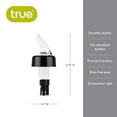 thumbnail image 4 of TRUE Ace Measured Liquor Pour Spout 2 Ounce Pourer, Fits Standard Bottles, Set of 1, White, 4 of 6