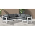 thumbnail image 2 of Meridian Furniture Nizuc Grey Outdoor Patio Modular Sectional, 2 of 6