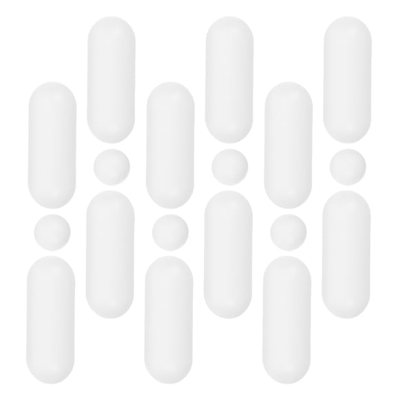 HEATSHAKING Toilet Seat Bumpers White 18Pcs 2.0In Round Comfort Enhancement