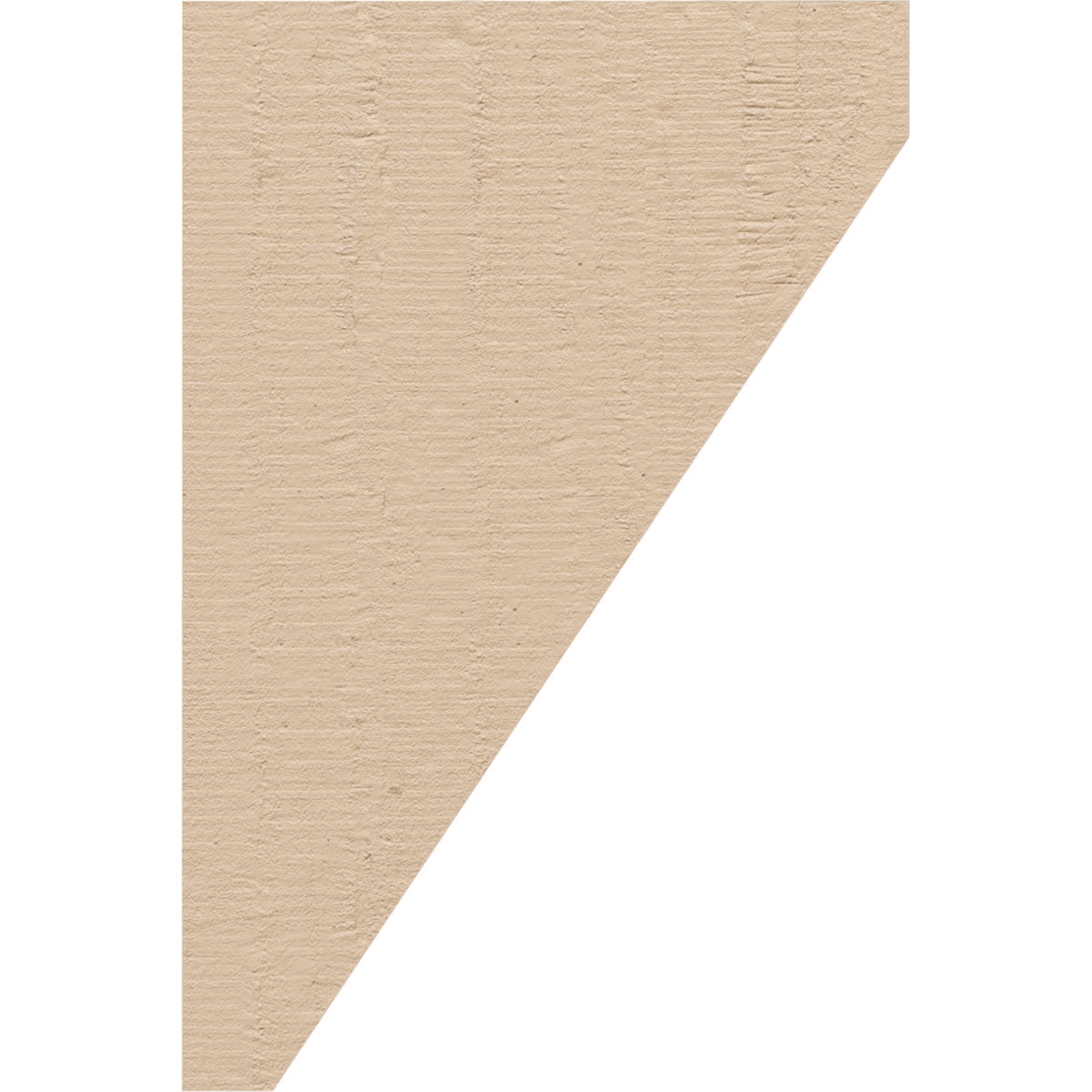 2"W x 4"D x 6"H Classic Concord Rough Cedar Woodgrain TimberThane Corbel, Primed Tan