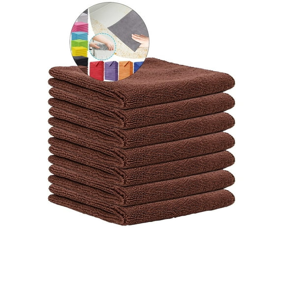 WNFJR Microfiber Cleaning Cloth, Dish Towel, Microfiber Cleaning Cloths, Fast Drying Rags for Washing Dishes, Remove Oil and Dust Kitchen Towels