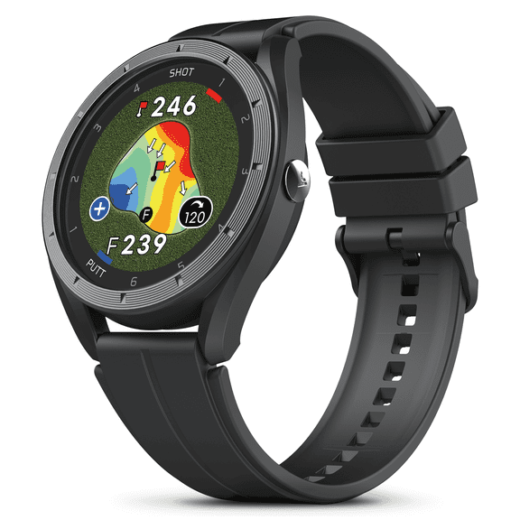 Voice Caddie T11 LT GPS Golf Watch LCD Display w/Green Undulation, Slope Mode 40K  Preinstalled Courses, Course View, Practice Tempo Mode, Putt View 1.2" Color Touchscreen, Auto Score Record, No Fees