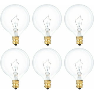 Hqrp 2-Pack 15W 120V Light Bulbs Compatible with Better Homes and Gardens Wax Warmers