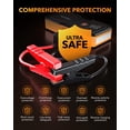 thumbnail image 4 of Jump Starter OXILAM 6000A para todo tipo de gasolina y diésel de 12 litros con cargador, 4 of 9