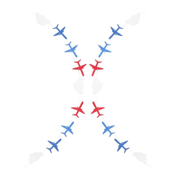 DEEPCRAFF 2Sets Boho Airplane Hanging Party Supplies Assorted Color