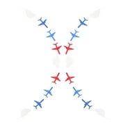 DEEPCRAFF Travel Banner Airplane Cloud Assorted Color 2 Sets