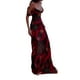 thumbnail image 4 of Mujeres Tie-Dye Verano Sin Mangas Moda Impreso Vestido Largo Sin Tirantes Fiesta Clubwear Nituyy Vestido largo estampado sin mangas de verano para mujer, 4 of 5