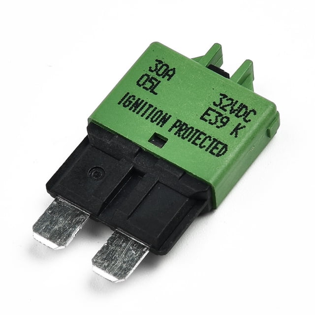 5~30A Car Manual Circuit Breaker Blade Fuse 12V/24V Resettable Boat Marine Rally