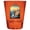 Orange, variant on Lisbon Portugal Design B Souvenir Full Color 2 oz Round Shot Glass Multicolor (4-Pack)