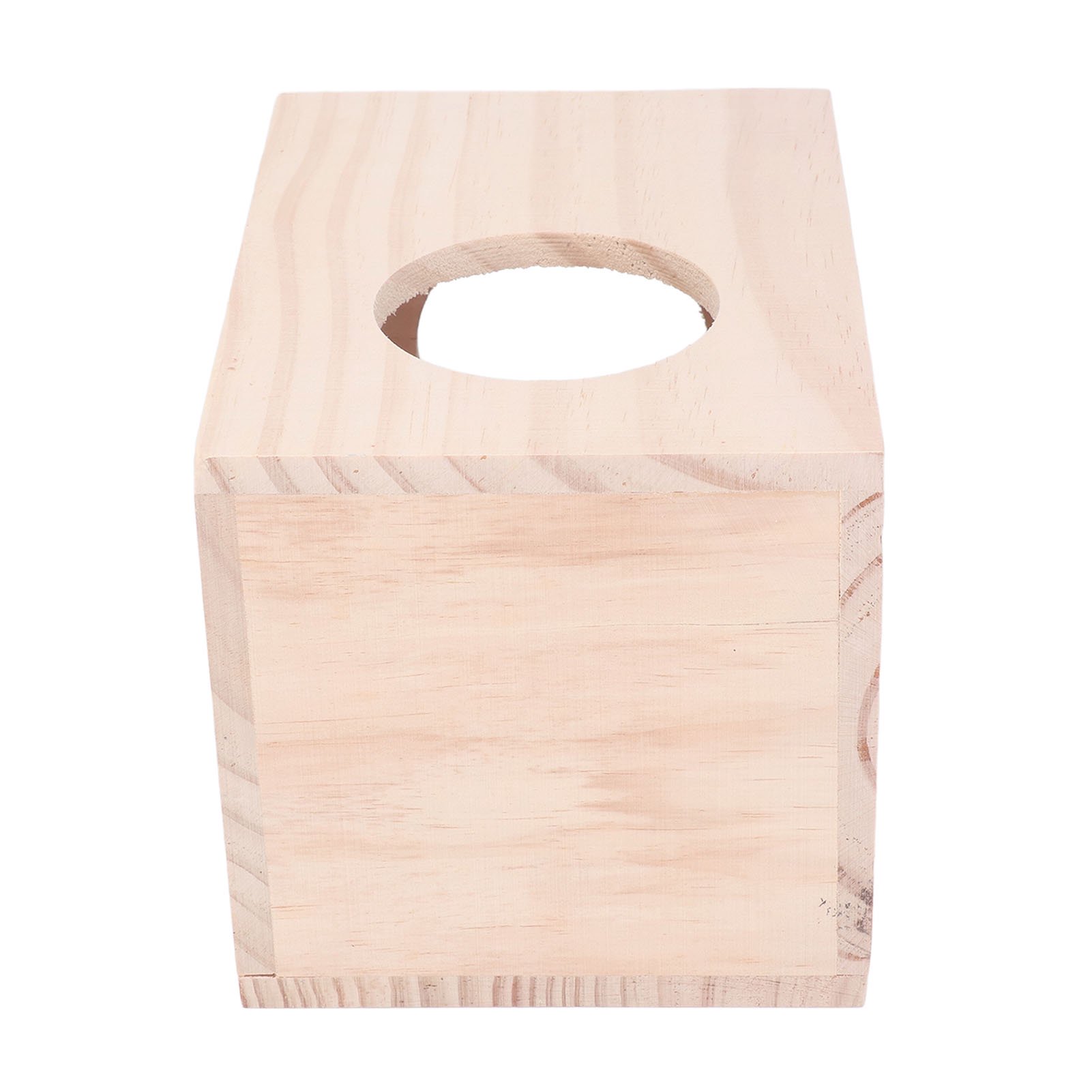 BIMZUC Small Animal Hideout House, Wooden Hamster Hideout, Tiny Hamster Wood House for Guinea Pigs Chinchillas, Ventilated Eco Friendly Rectangle Wood Cage (9.06 inches / 23 cm)