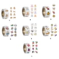 500x/Roll Cartoon Sticker Self-Adhesive Stickers Stickers Kids Rewards ...