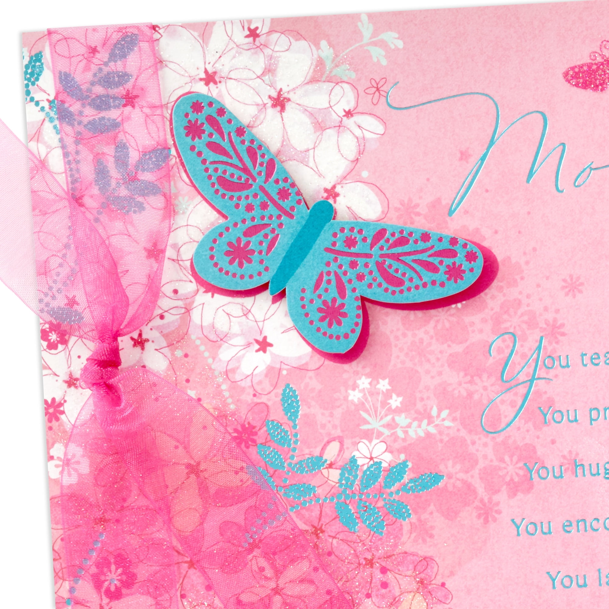 Hallmark Birthday Card for Mom (Thankful For You Butterfly)