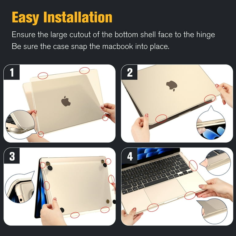 Fintie Case for MacBook Air 13.6 Inch A3113 A2681 (2022 2023 Fintie Case for MacBook Air 13.6 Inch A3113 A2681 (2022 2023
