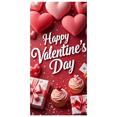 thumbnail image 2 of Valentine's Day Love Backdrop Heart Decorations Romantic Background Photography Banner Party Supplies Photo Props, 2 of 4