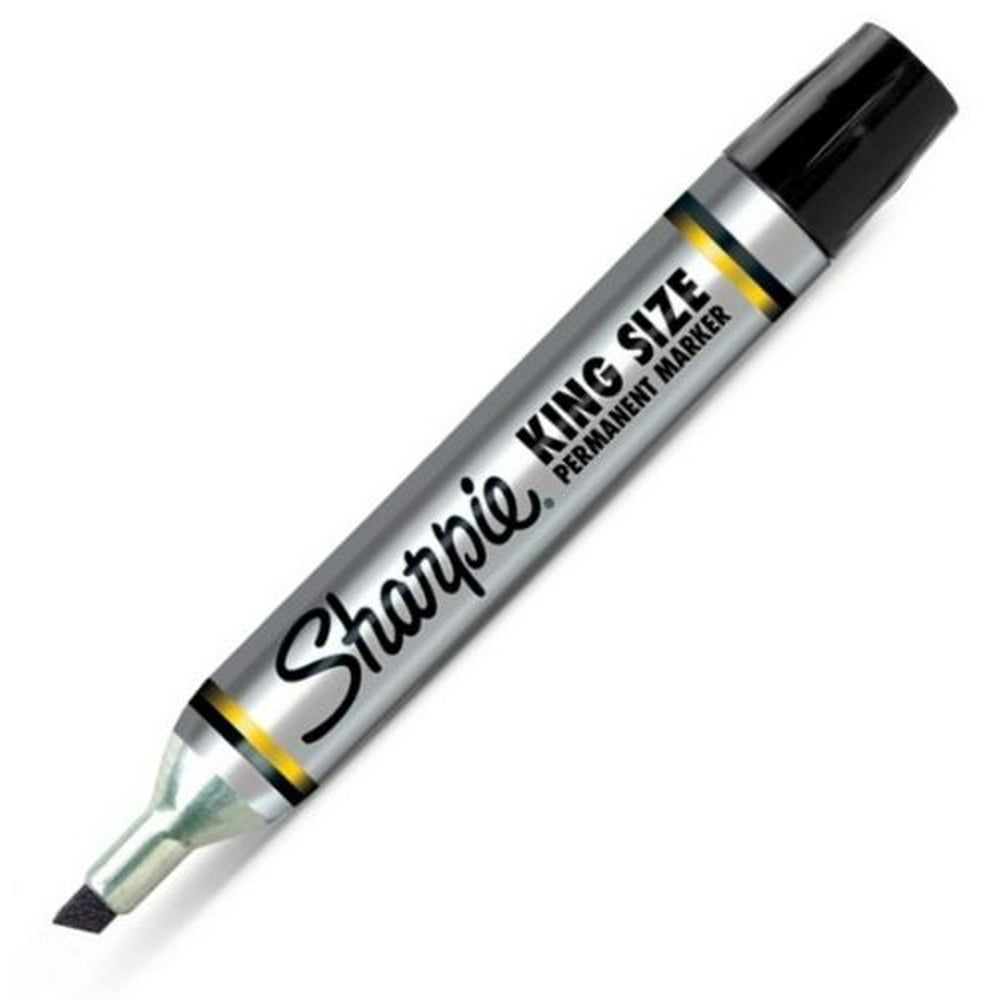 Sharpie King Size Permanent Marker, 1 Black Marker (15101PP) Walmart
