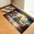thumbnail image 3 of Merry Christmas American Shorthair Santa Hat Xmas Tree Winter Holiday Doormat Cat Lover Kitten Owner Gifts Indoor Outdoor Welcome Mat - 01013, 3 of 5