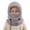 Grey, variant on Toddler Sun Hat Alternative Winter Balaclava Ski Mask – Thickened Earflap Neck Warmer Integrated Windproof Pullover Cap, Outdoor Sport Essentials for Cycling & Snow Play