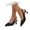 Black, variant on AJGRHE Womens Adjustable Slingback Heels, Pointed Toe Mid-Low Heel, Cute Knitted Slip On Work Pumps Dress Shoes Navy 40