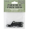 thumbnail image 2 of Parachute Cord Black Jewelry Buckles, 5mm, 5pk, 2 of 2