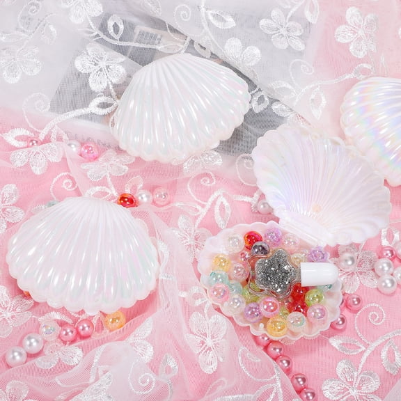 WORGEOUS 15-Piece Seashell Decor Set with Smooth Texture for Beach-Themed Home, Birthday Party Favors, and Crafting Supplies