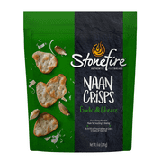 Stonefire Garlic & Cheese Naan Crisps, 6 oz, 1 Count