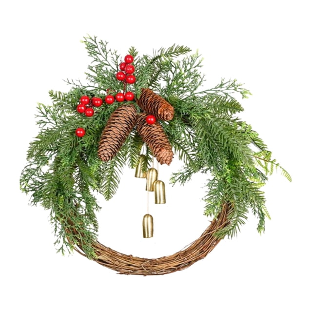 Guirnalda delantera de la puerta Flores artificiales Sunnimix Navidad Otoño 40cm