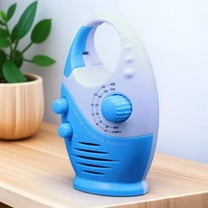 Raindrops 1Pc Portable AM FM Waterproof Radio for Bathing and Kitchen
