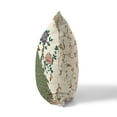 thumbnail image 4 of Lavish Peacock Indoor/Outdoor Pillow in Beige 16x16, 4 of 5