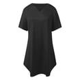 thumbnail image 6 of XIAONU V-Neck Nightgown for Women Hi-Low-Hem Bedroom Night Dresses, 6 of 7