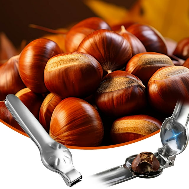 Chestnut Opener Peeler Knife Multi-Nut Sheller Tool - Ergonomic Design, Sharp V-Shaped Blade for Efficient Peeling - Versatile Kitchen Gadget for Chestnuts, Walnuts, Hazelnuts - Durable