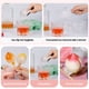 thumbnail image 5 of Molde de silicona para cubitos de hielo de melocotón, molde de silicona para cubitos de hielo creativos DIY con escala, 5 of 5