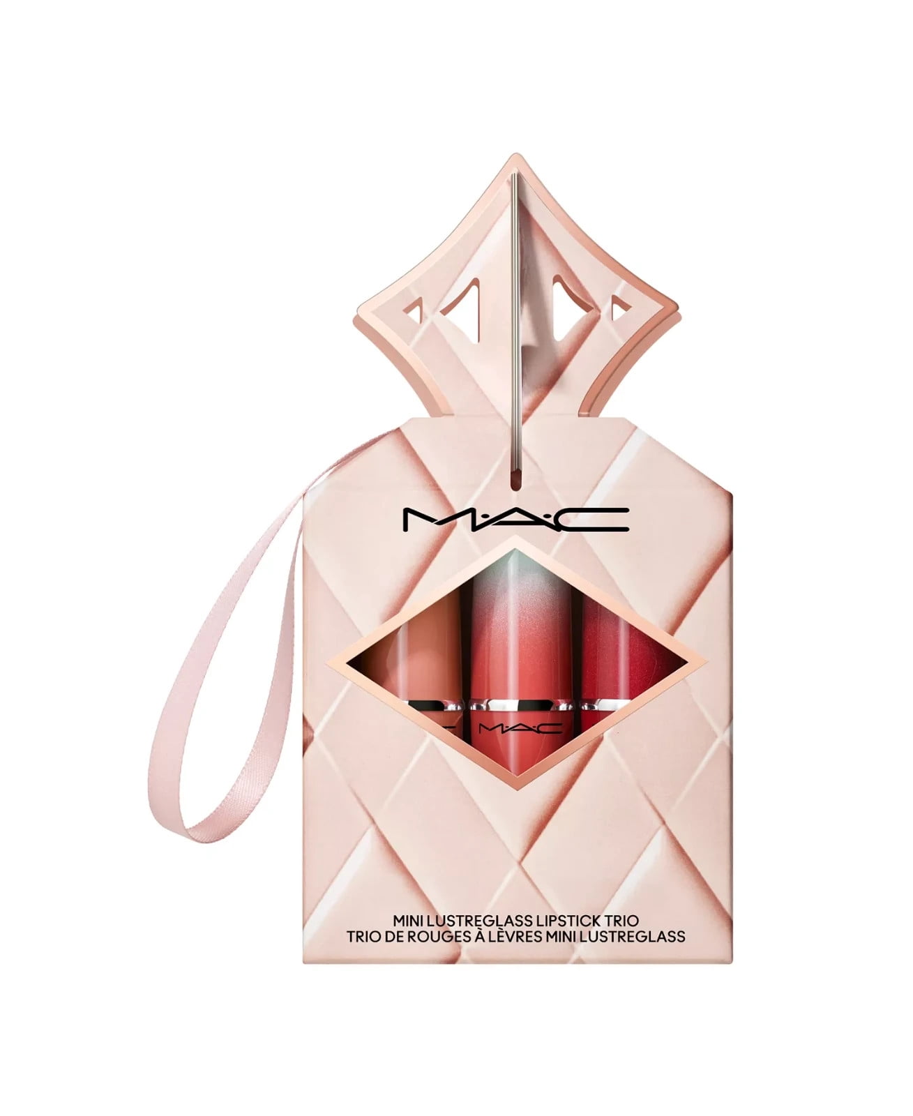 Mac Mini Lustreglass Lipstick Trio Set- Nude Neutral - Spice it up & Thanks, its Mac & Business Casual 0.05oz Each