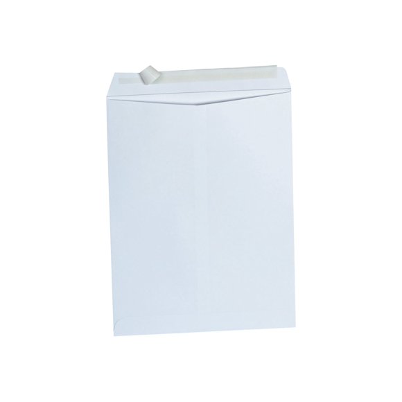 Universal 40101 Pull & Seal Catalogue enveloppe, 10 x 13, blanc, 100-Box