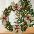 thumbnail image 5 of Natural Jute Burlap Wired Ribbon for Gift Wrapping, Christmas Tree Ribbons, Crafts, Wreaths, Thanksgiving - 1 1/2 Inch x 10 Yards, 2 Rolls, 5 of 7