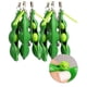 thumbnail image 1 of Juego de juguetes antiestrés de 6 piezas, llavero Edamame Squeeze-a-bean Soy Edamame Alivio del estrés Anti-ansiedad Juguete divertido de frijol, 1 of 5