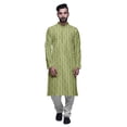 thumbnail image 1 of Atasi Designer Kurta Pajama For Men Printed Straight Kurta Set Summer Clothing, 1 of 5