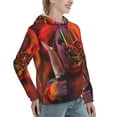 thumbnail image 3 of Saiise Chucky D Women's Hoodies Long Sleeve Sweatshirts Drawstring Pullover Tops with Pocket Casual Loose-Medium, 3 of 6