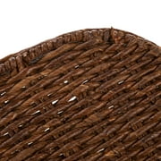 Homezone Brown Handwoven Maize Basket, Oval