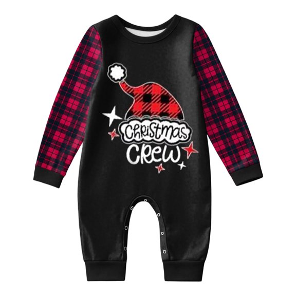 SUYIDA Christmas Bodysuit for Baby Girls, Long Sleeve Holiday Romper, Cozy Soft Festive Print Outfit for Toddler Party Wear, Bodysuit