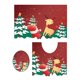 thumbnail image 2 of Etiqueta engomada del asiento del inodoro autoadhesiva antideslizante del cuarto de baño de la Navidad 5 Sunnimix Etiqueta del asiento del inodoro, 2 of 7