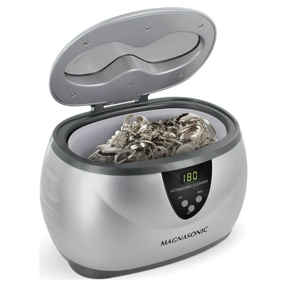 Magasonic Professional Ultrasonic Jewelry Cleaner with Digital Timer for Eyeglasses, Rings, Coins (MGUC500)