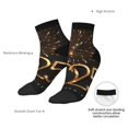 thumbnail image 6 of Pofeuu 2025 Golden On New Year Print 30cm Socks, Adult Running Hiking Socks for Youth and Adult, 6 of 7