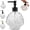 Black, variant on Beach Seashell Shaped Soap Dispenser, Glass Hand Soap Dispenser with Pump Refillable for Bathroom Kitchen Vanity Countertop Coastal Ocean Decor(RL)