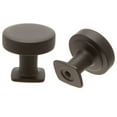 thumbnail image 4 of Jamison Collection J501 1-1/4" Mushroom Cabinet Knob - Black, 4 of 5